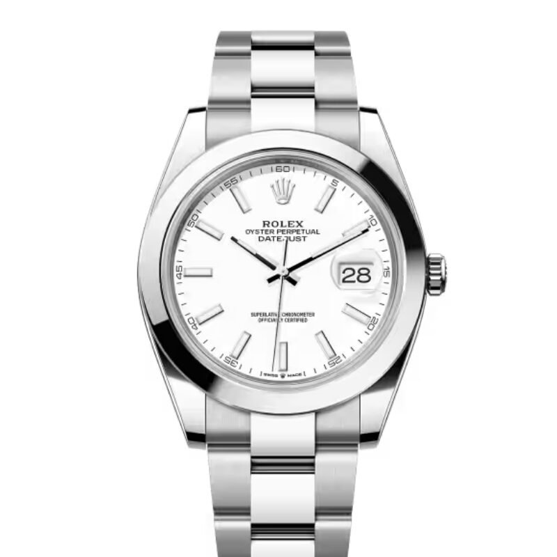 Rolex Datejust 41mm White Dial